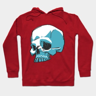 skull sketch Hoodie